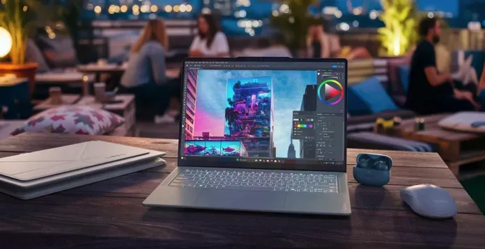 Ilustrasi lenovo yoga slim 7i ultra aura edition 6 Laptop Windows Terbaik 2026 untuk Kerja dan Produktivitas