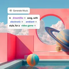 Ilustrasi csm generate music 2 a3e917651c Adobe Firefly Kini Jadi Studio Audio AI, Saingi Suno dan Ele
