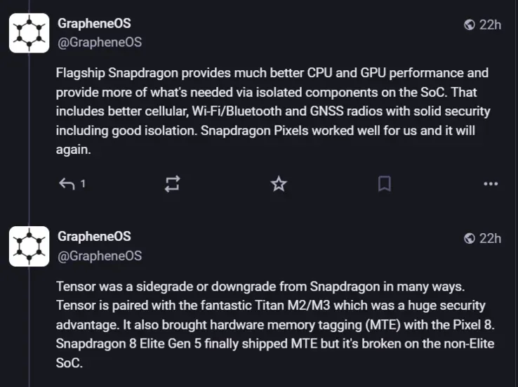 Ilustrasi csm snapdragon is better than tensor 987c14e449 Akhirnya Lepas dari Pixel! GrapheneOS Hijrah ke HP Motorola