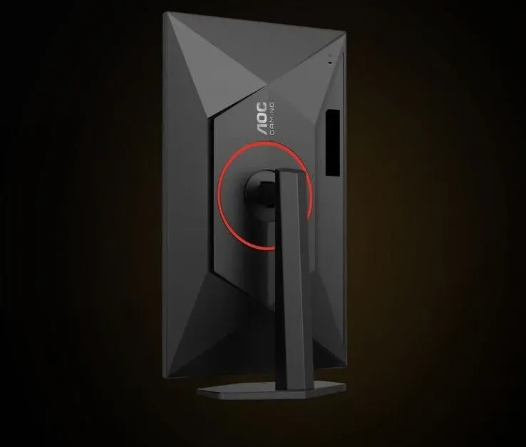 Foto tampak port belakang dan konektivitas I/O AOC Rilis Monitor Gaming 27 Inci 260Hz QHD, Harganya Terjang