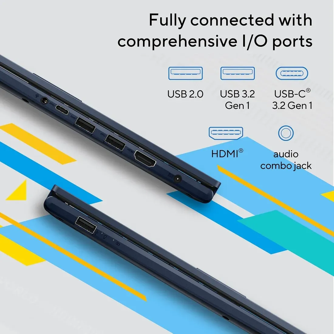 Foto tampak port belakang dan konektivitas I/O Asus Vivobook 15 Baru Bawa Intel Wildcat Lake, Layak Dibeli?