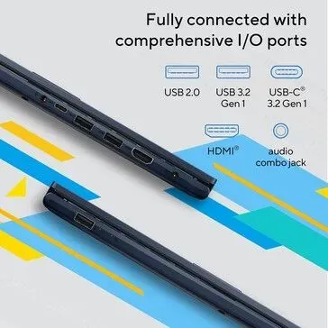 Foto tampak port belakang dan konektivitas I/O Asus Vivobook 15 Baru Hadir, Lebih Murah dari MacBook Air M5