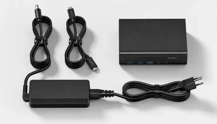 Foto desain fisik docking station Belkin Rilis Dock 12-in-1, Bisa Jalankan Dua Layar 4K 60Hz