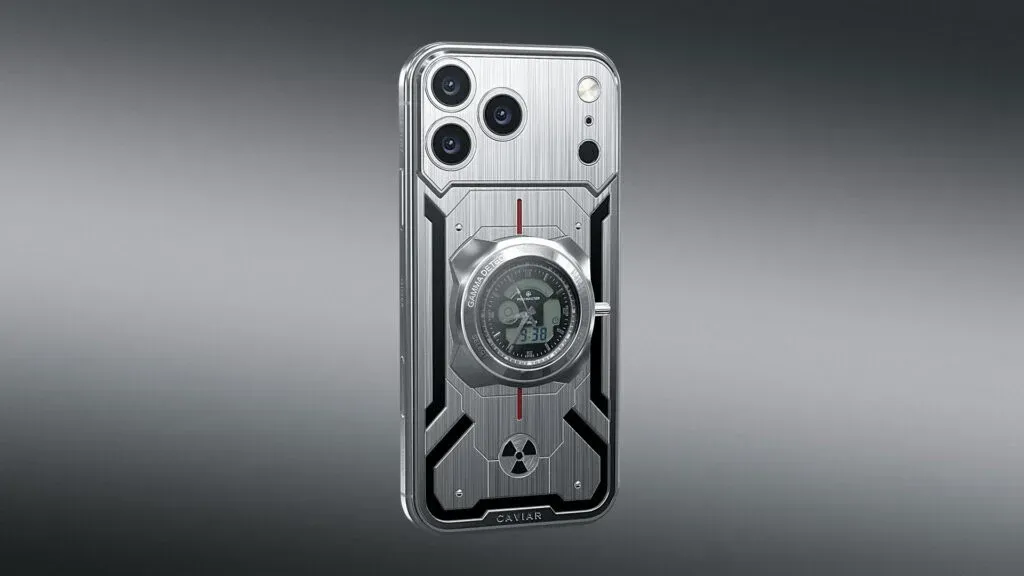 Ilustrasi caviar iphone 17 pro built in geiger counter 2 Caviar Bikin iPhone 17 Pro dengan Geiger Counter