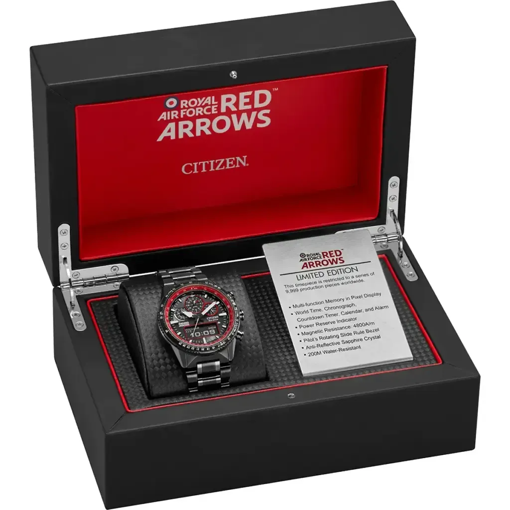 Ilustrasi red arrows limited edition promaster skyhawk 3 Citizen Rilis Jam Pilot Red Arrows dengan Fitur Tak Biasa