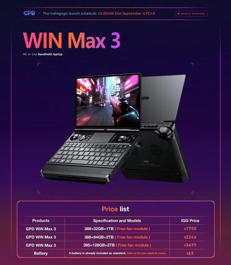 Foto tampak ukuran saat digenggam tangan GPD Win Max 3 Tembus Rp28 Juta, Mengapa Harganya Makin Mahal