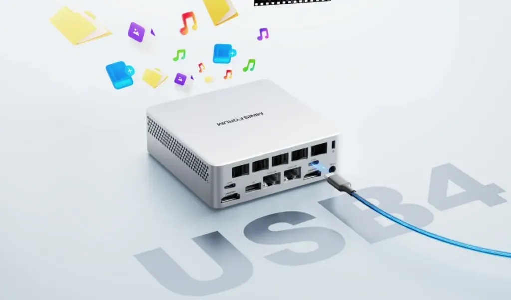 Ilustrasi minisforum elite mini m2 air 304 1 Hanya Seukuran Telapak Tangan, PC Mini Ini Bawa Port Dual LA