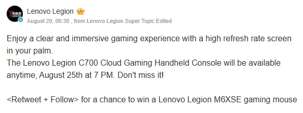 Foto tampilan multi-monitor dan display Lenovo Legion C700 Rilis 25 Agustus, Handheld Gaming Tipis &