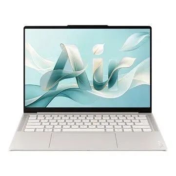 Foto tampak desain bagian depan Lenovo Rilis Laptop OLED 2,8K Baru Berotak Intel Core Ultra
