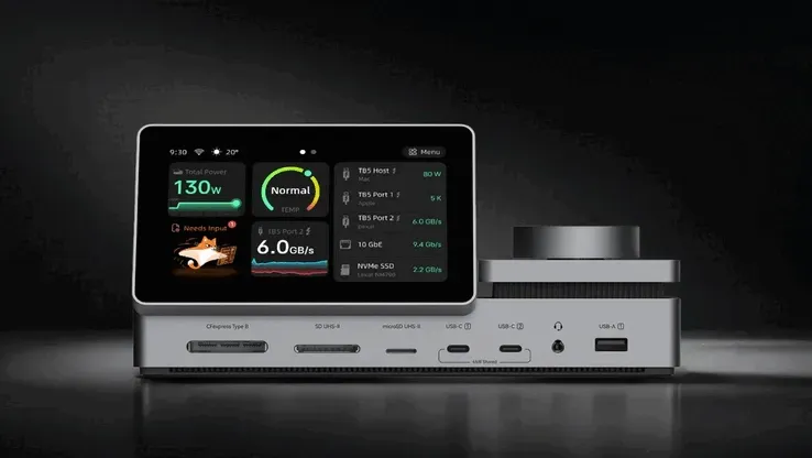 Ilustrasi csm pexarbolt a2137e7469 PexarBolt Ultra: Dock Thunderbolt 5 dengan 22 Port dan Layar