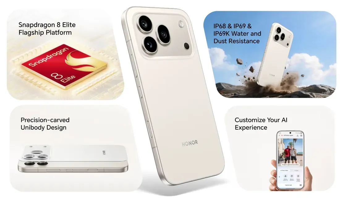 Ilustrasi honor 600 pro key specs Rekomendasi HP Honor Terbaik 2026: Dari Kamera Gimbal Hingga