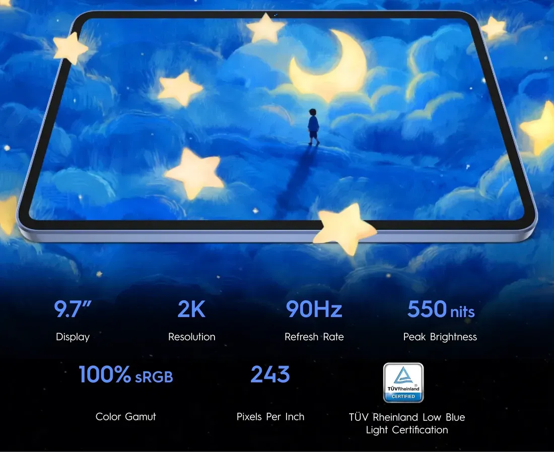 Foto tampilan multi-monitor dan display Tecno Megapad SE 2 Resmi Meluncur, Tablet 2K LTE Harga Rp3 J