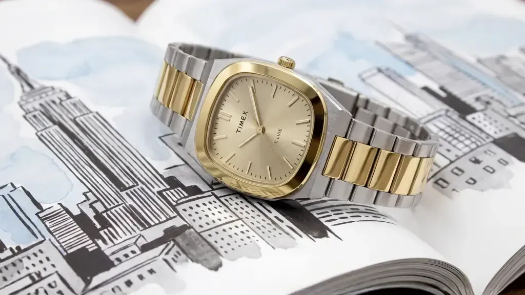 Ilustrasi timex quartz e line watches 6 Timex Hidupkan Kembali Desain TV Dial Retro dalam Seri Quart