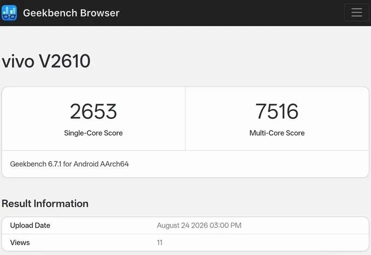 Ilustrasi csm vivo x500 pro max geekbench db2e47ef53 Vivo X500 Pro Max Muncul di Geekbench, Pakai Chip Dual Prime