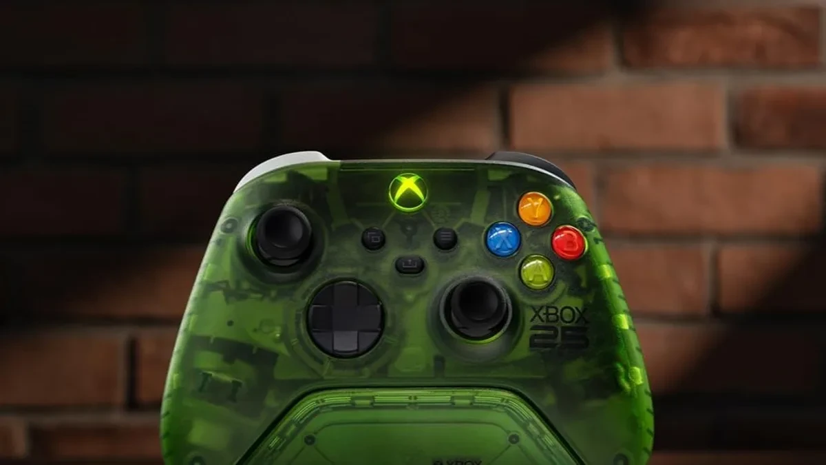 8BitDo Ultimate Charging Dock for Xbox Controllers X25 Special Edition berwarna hijau transparan