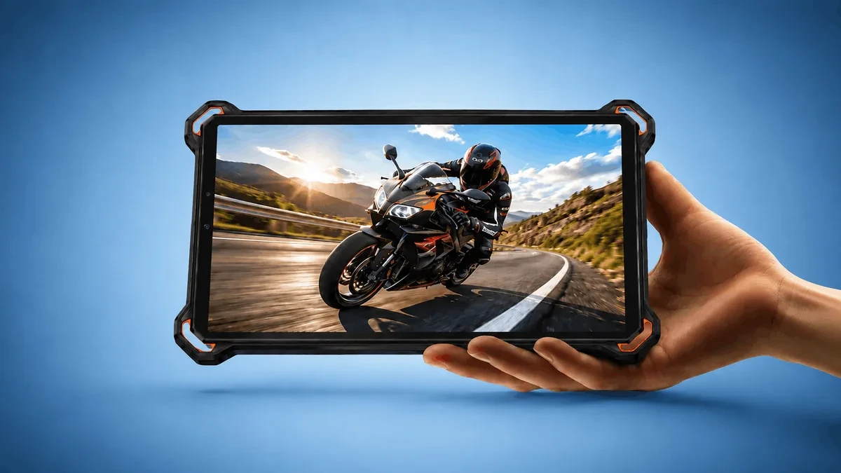 Tablet tahan banting AGM PAD P3 Compact dengan layar 8.68 inci dan bodi kokoh