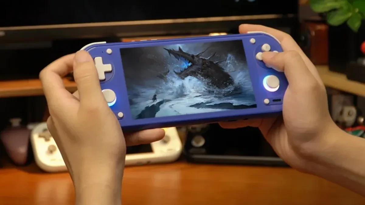 Anbernic RG 55G1 konsol handheld gaming Android Snapdragon