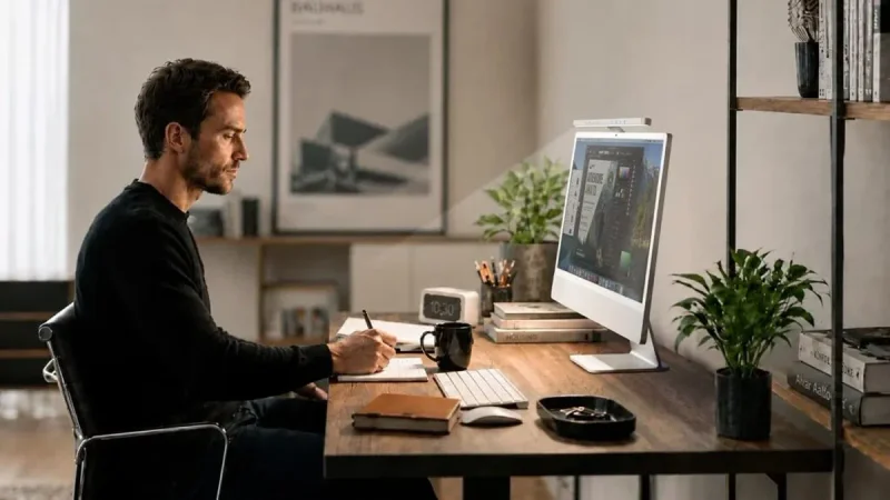 BenQ Punya Lampu Meja Khusus iMac dan Meja Dual Monitor