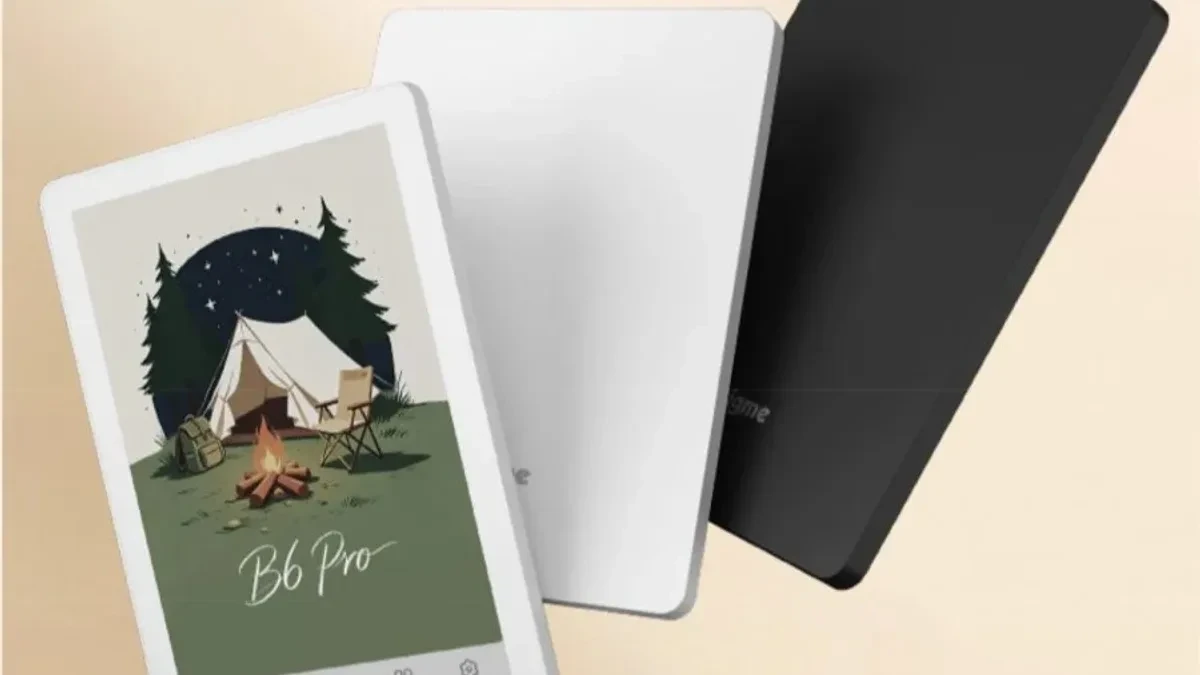 BigMe B6 Pro e-reader E Ink warna 6 inci dengan konektivitas 4G