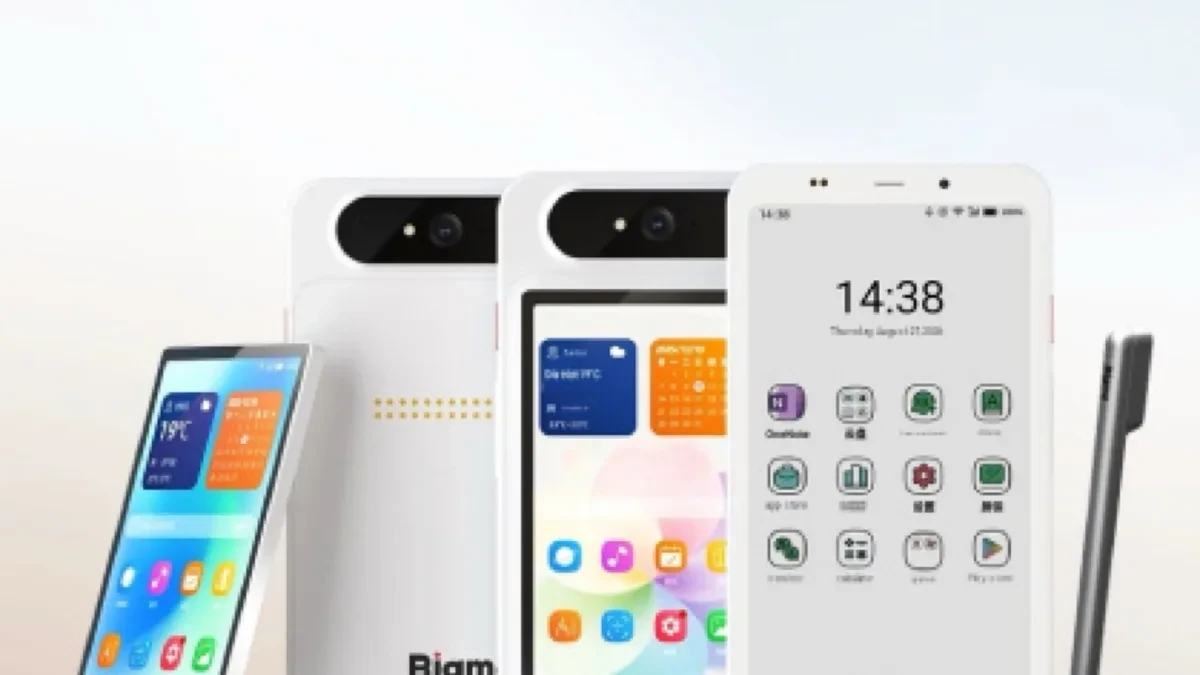 Bigme HiBreak Dual 3 dengan layar E Ink dan modul LCD magnetis