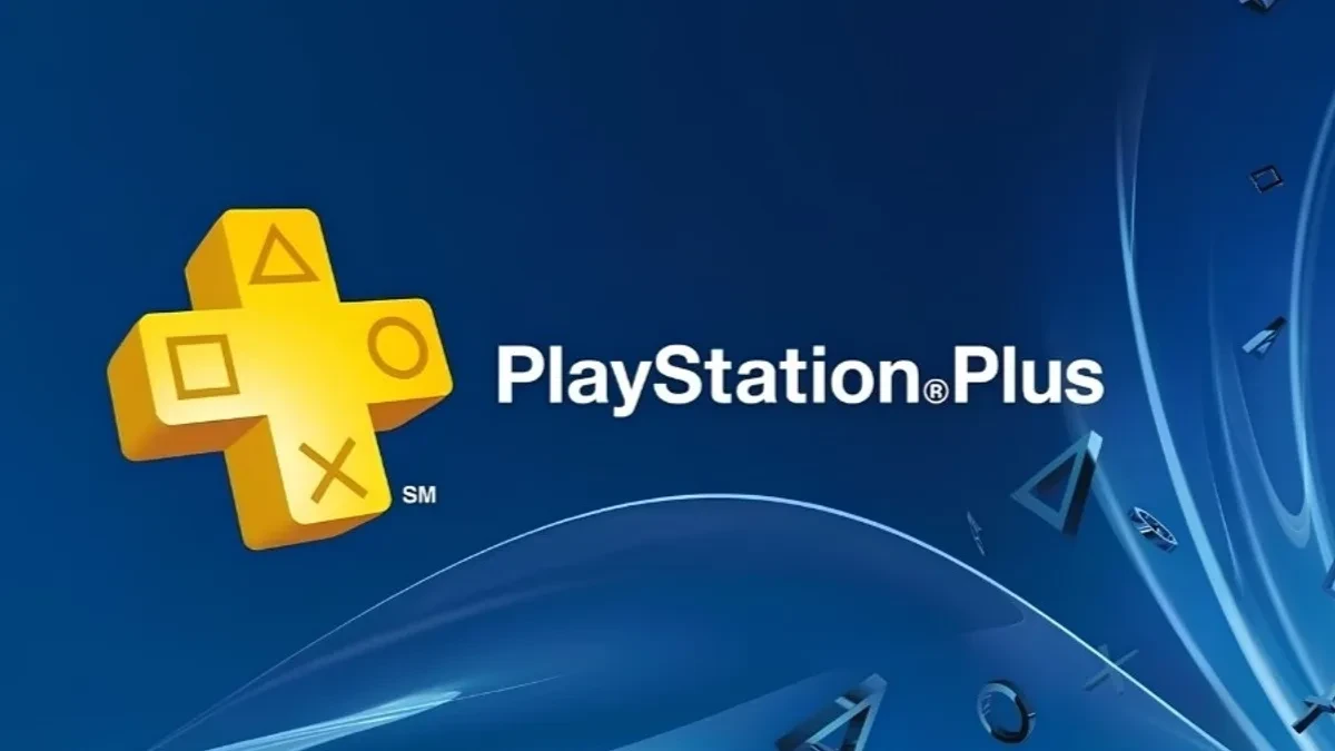 Ilustrasi stik controller PlayStation 5 dan layanan PlayStation Plus