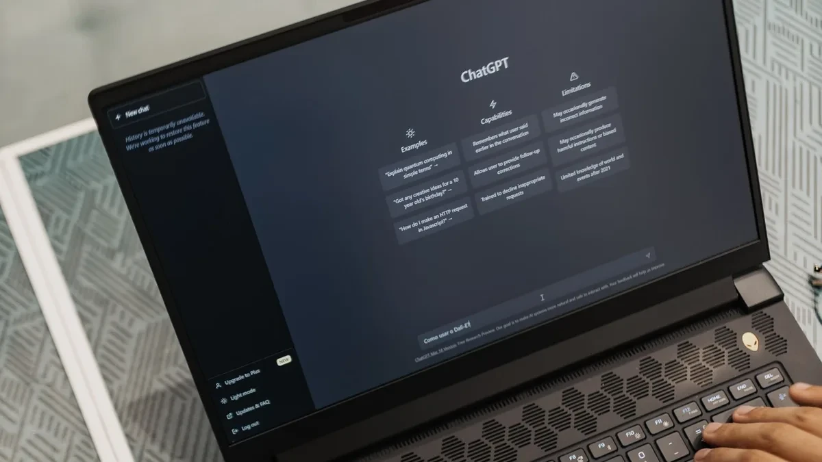Ilustrasi browser cloud ChatGPT yang mengakses halaman login akun secara aman
