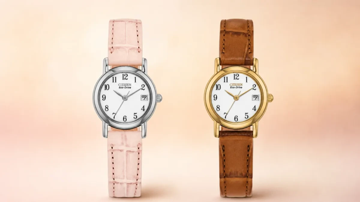 Jam tangan Citizen EW1277-15A dan EW1273-08A dengan teknologi Eco-Drive