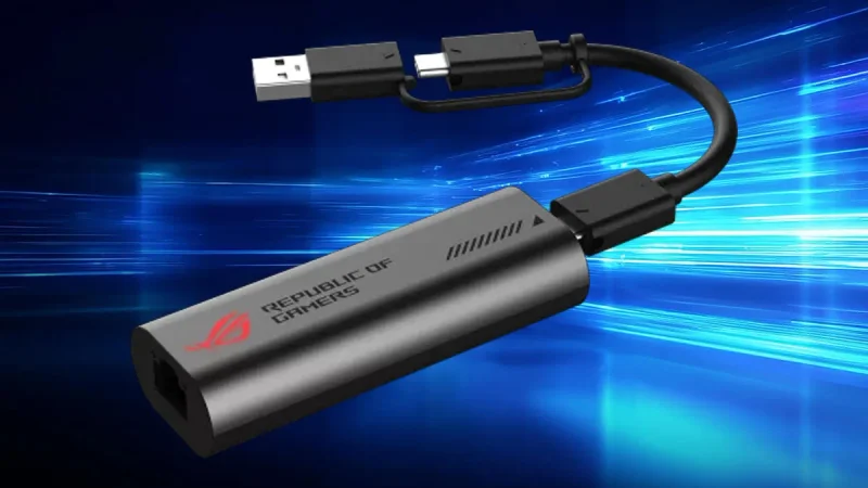 Dongle Ethernet 10G Super Cepat ASUS ROG USB-C10G Kini Makin Luas