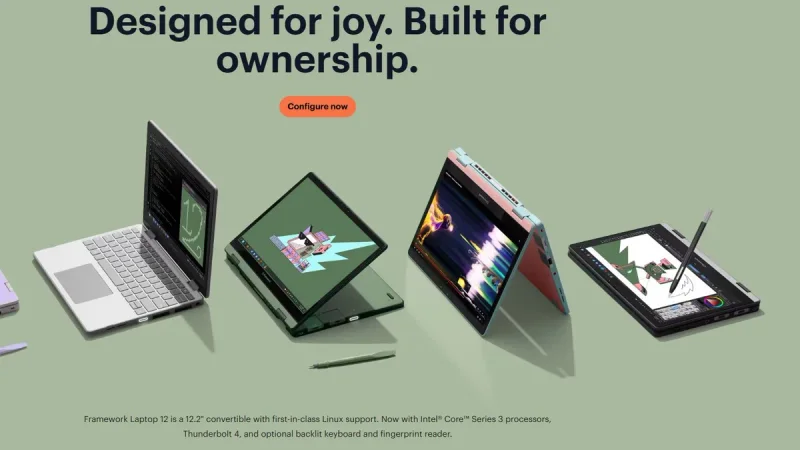 Framework Laptop 12 Hadir dengan Intel Wildcat Lake, Hemat Baterai 70%