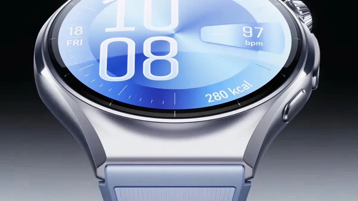 Huawei Watch 6 dengan desain bulat dan sensor X-Tap
