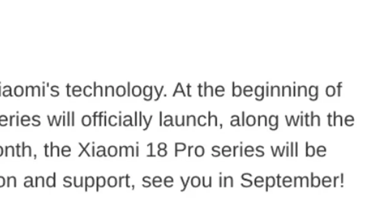 Xiaomi 18 Fold dan Xiaomi 18 Pro siap diluncurkan terpisah pada September