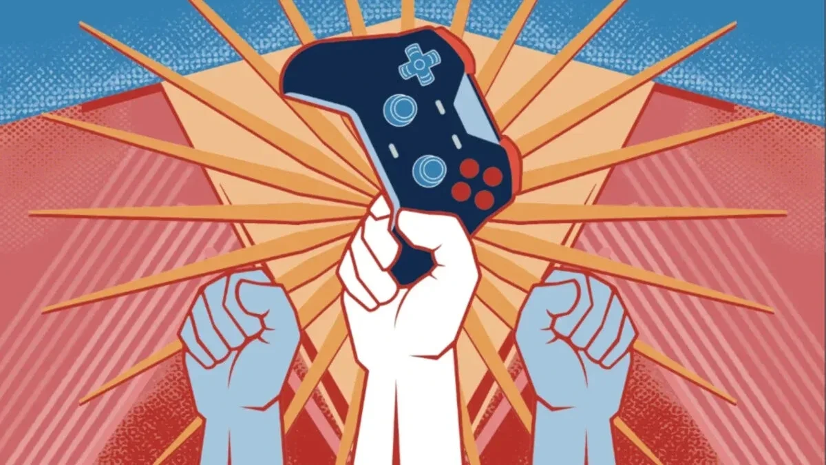 Aksi unjuk rasa pekerja Xbox dan Bethesda menuntut penghentian PHK massal Microsoft