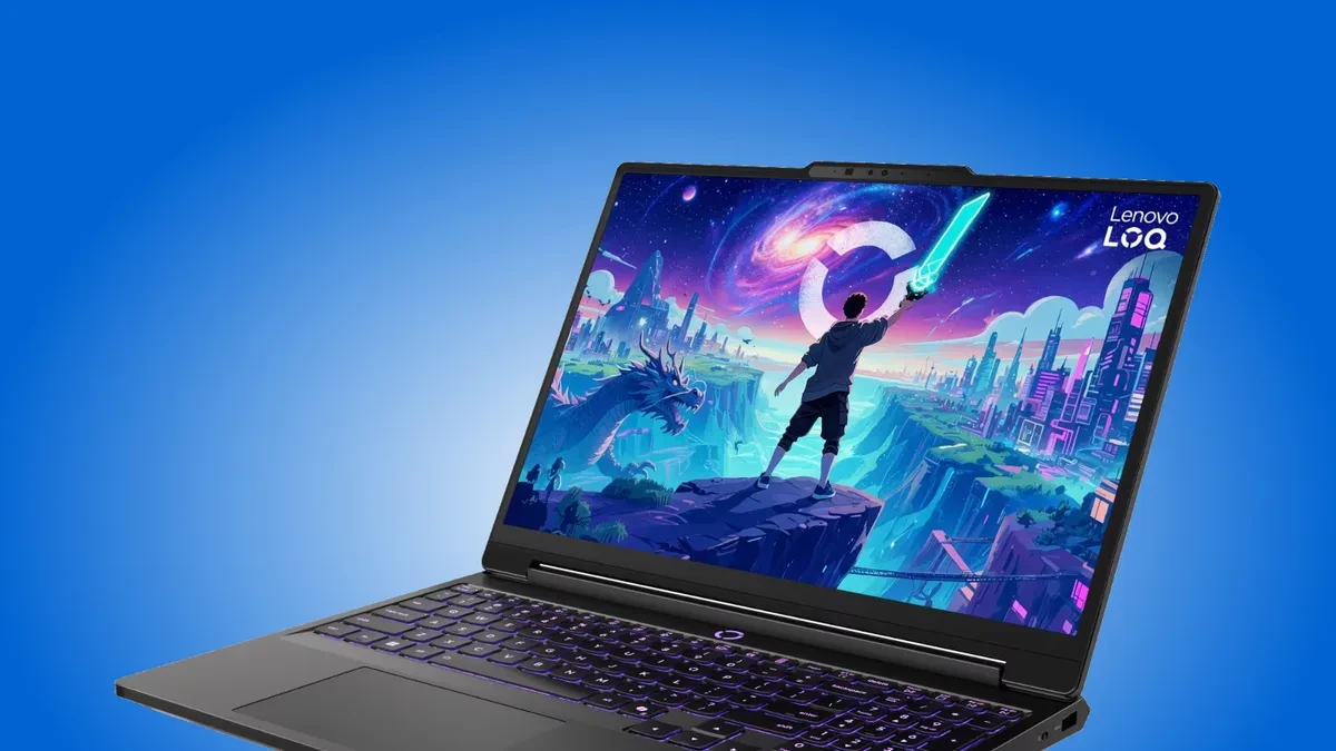 Laptop gaming Lenovo LOQ Essential terbaru dengan layar 15,3 inci