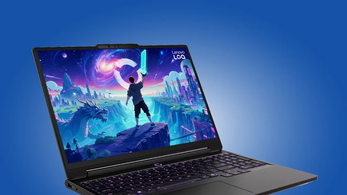 Laptop gaming Lenovo LOQ Essential 15IPH11 dengan arsitektur Intel Panther Lake
