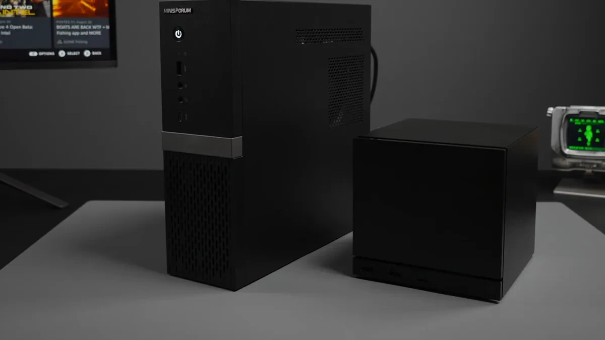 Minisforum 895D7 dengan AMD Radeon RX 9060 XT untuk gaming 4K