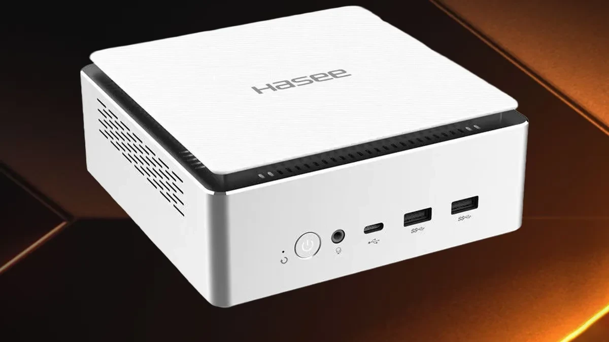 Hasee Ares Mini R78D mini PC AMD dengan Ryzen 7 8745HS dan dukungan eGPU USB4