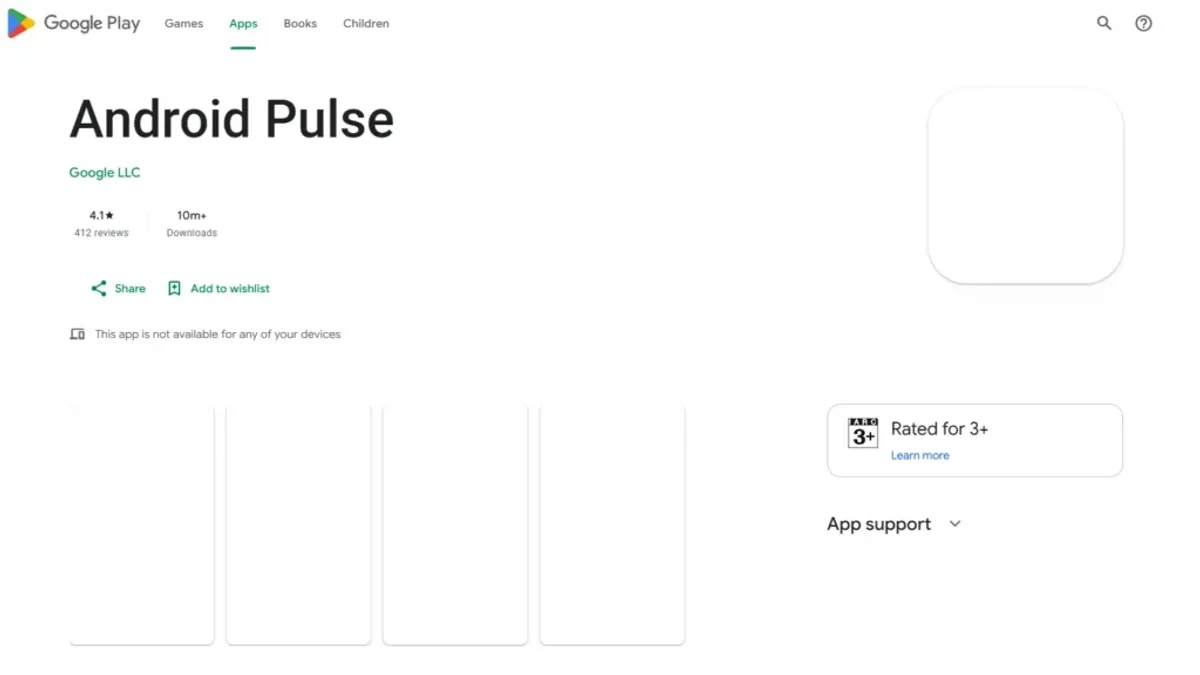 Aplikasi Android Pulse milik Google di Play Store