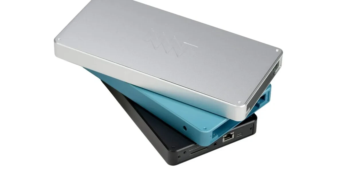 MNT Station mini PC open source dengan enclosure aluminium dan modul prosesor yang dapat diganti
