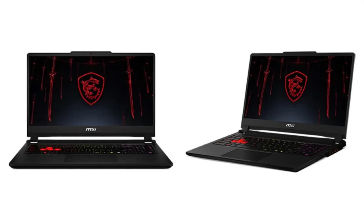 Laptop gaming MSI Katana 15 HX C14 dengan konfigurasi RTX 5070 dan RAM DDR4