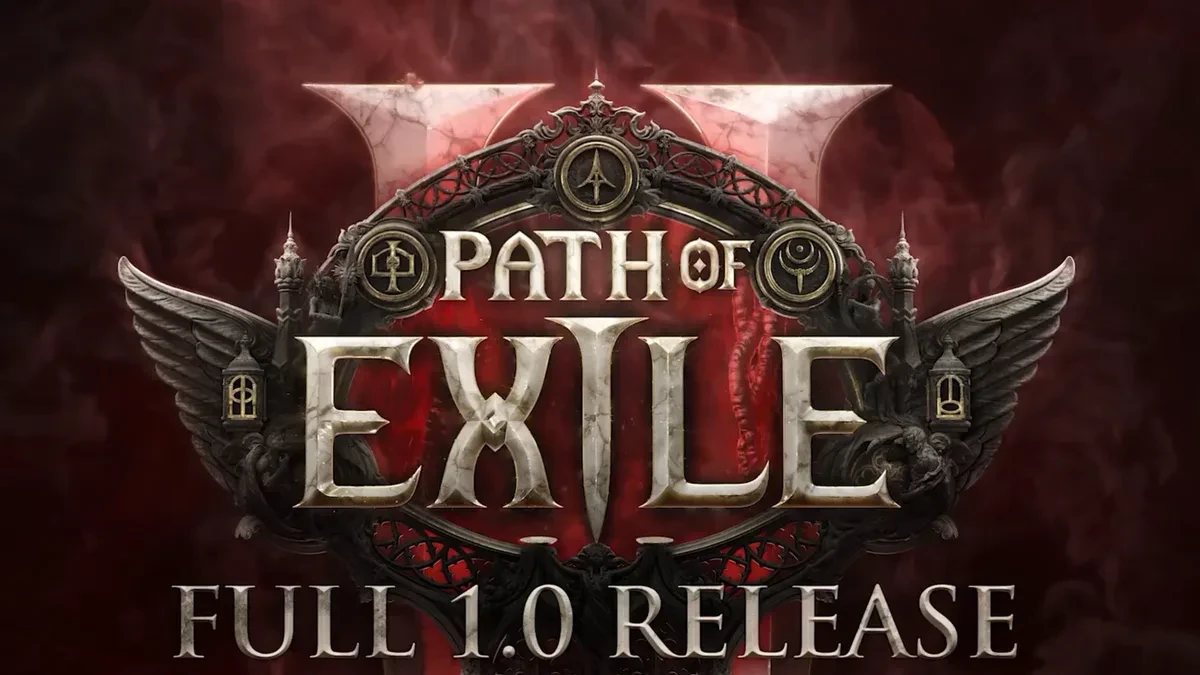 Karakter Duelist bersenjata pedang dalam pertempuran game Path of Exile 2