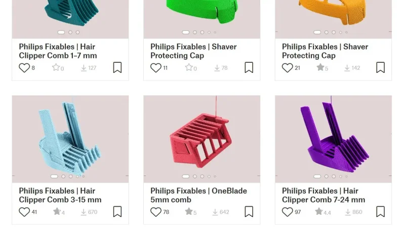 Philips Bagikan Desain Cetak 3D Suku Cadang Gratis untuk Alat Cukur OneBlade
