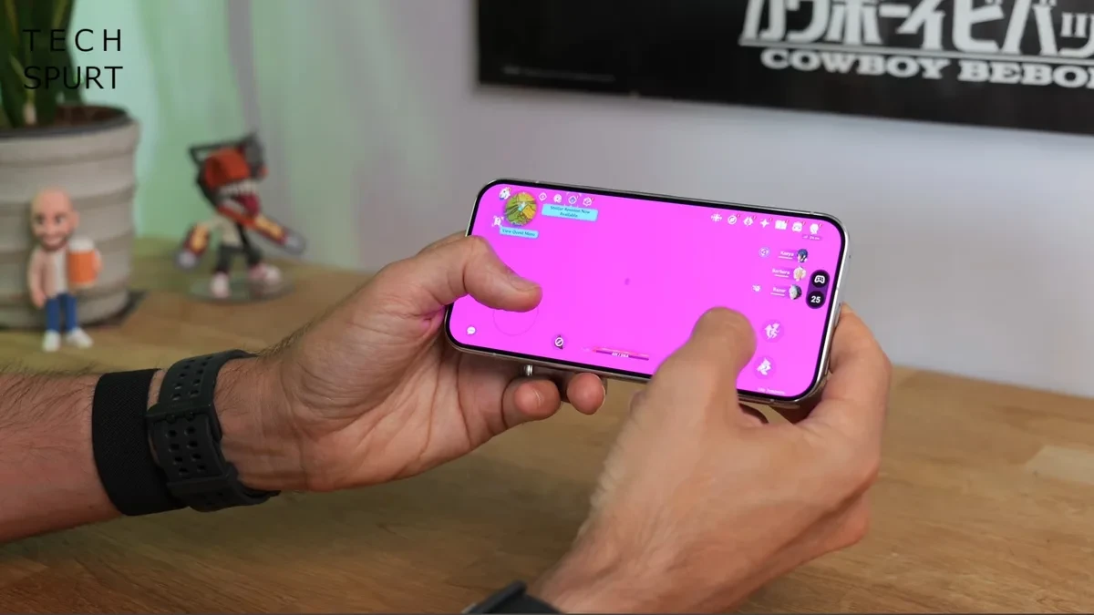 Google Pixel 11 mengalami bug grafis tekstur ungu saat memainkan Genshin Impact