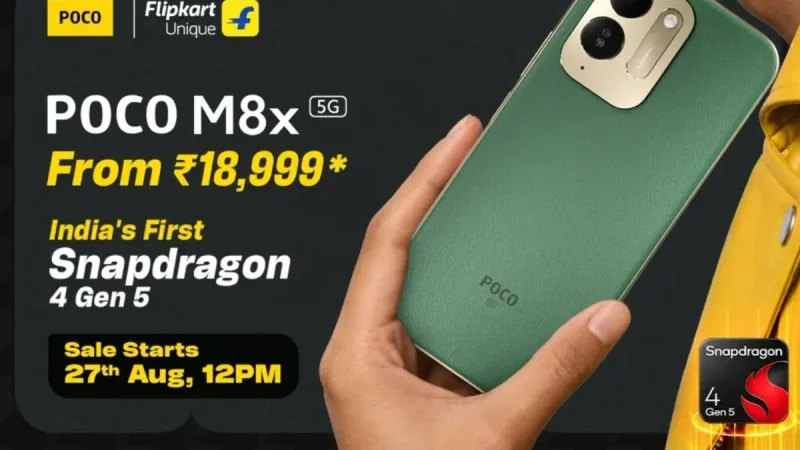 Poco M8x 5G Resmi Meluncur dengan Baterai Monster dan Chipset Baru