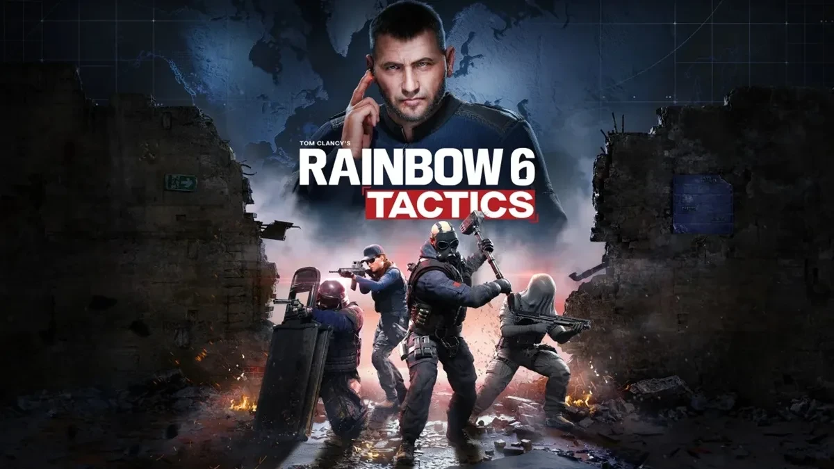 Tampilan Rainbow Six Tactics dengan operator Team Rainbow dalam pertempuran turn-based