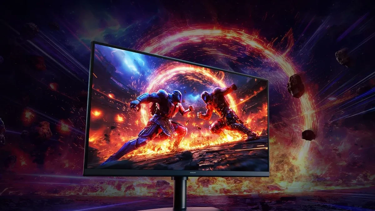 Panel monitor Samsung QD-OLED 24,5 inci Full HD untuk esports dan game FPS