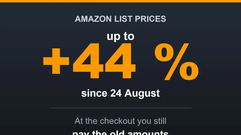 Siasat Harga Amazon: Banderol Naik, tapi Bayar Masih Sama?