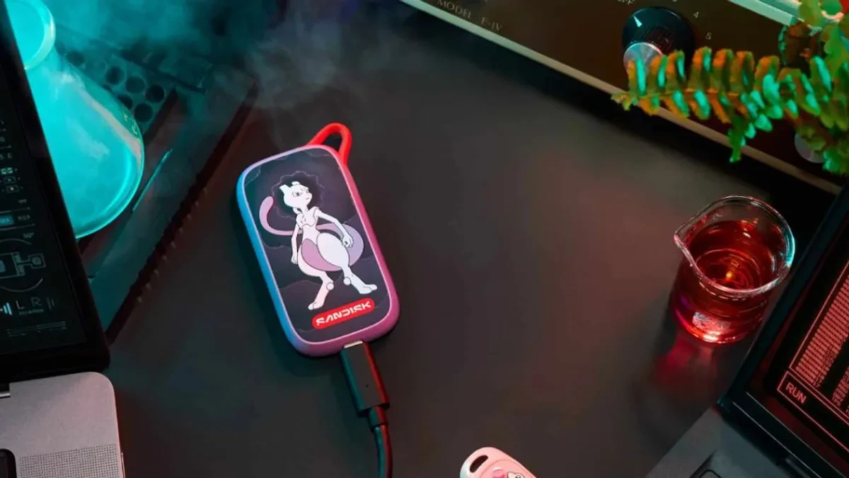 SanDisk Portable SSD edisi Mewtwo untuk perayaan 30 tahun Pokémon