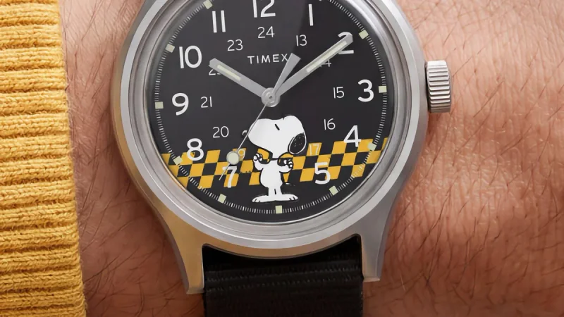 Timex Rilis Jam Tangan Militer Klasik MK1 dengan Sentuhan Snoopy