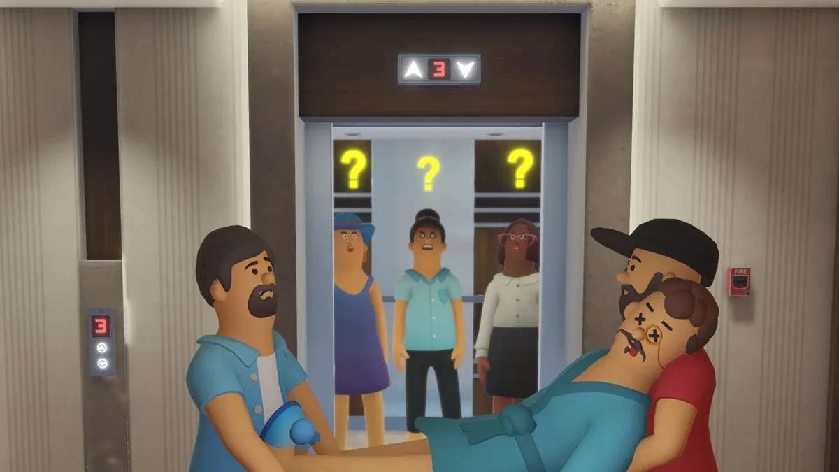 Gameplay We Are So Cooked saat pemain memindahkan mayat secara diam-diam