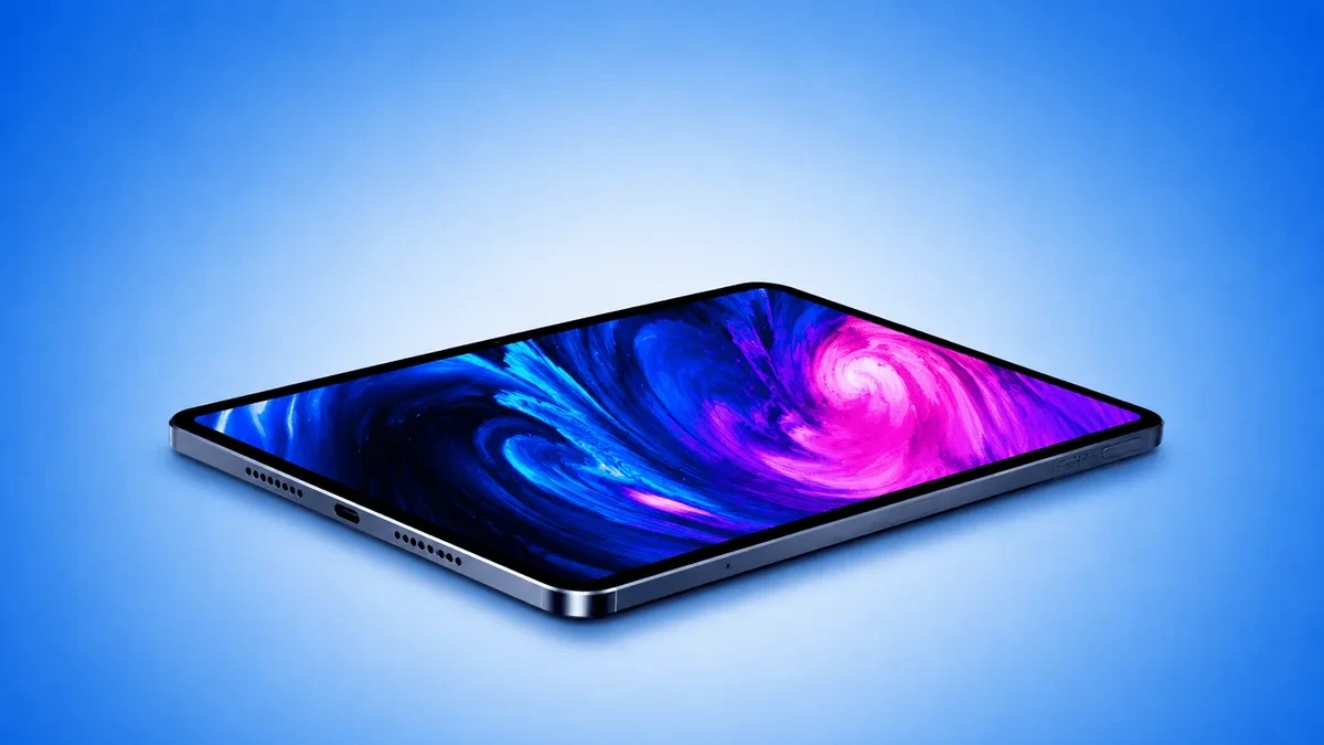 Ilustrasi Xiaomi Pad 9 Pro Max dengan layar 13 inci, baterai besar, dan pengisian cepat 120W